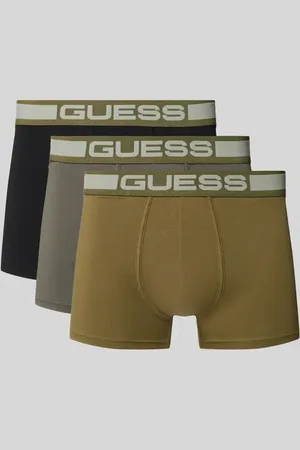 Guess Obcisłe bokserki z elastycznym paskiem z logo w zestawie 3 szt. model ‘JOE’