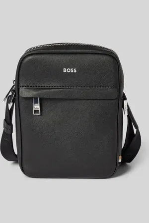 HUGO BOSS Torba na ramię z napisem z logo model ‘Zair’