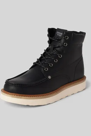 JACK & JONES Buty sznurowane z detalami z logo model ‘WARCHWAY’
