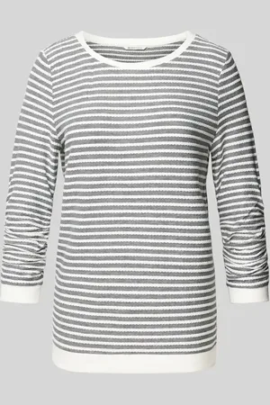 TOM TAILOR Bluza taliowana z marszczonymi rękawami