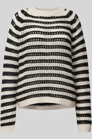 Hemisphere Sweter z dzianiny z okrągłym dekoltem
