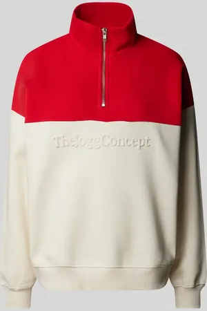 TheJoggConcept Bluza z nadrukiem z logo model ‘AGE’