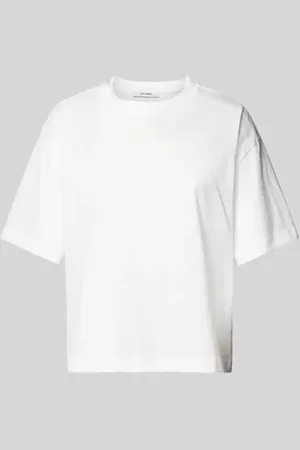 Ivy & Oak T-shirt z prążkowanym okrągłym dekoltem