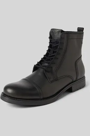 JACK & JONES Buty ze skóry model ‘RUSSEL’