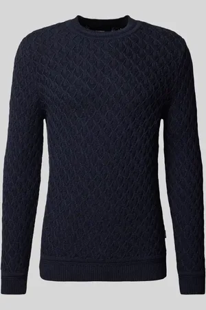 Gabba Sweter z dzianiny z okrągłym dekoltem model ‘AKSLA’
