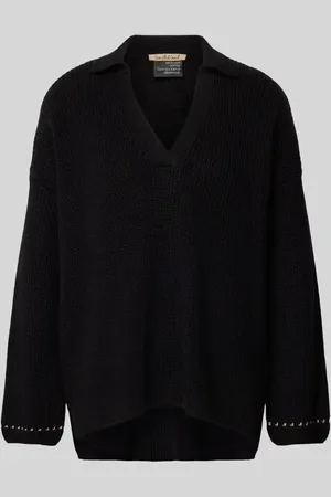 Smith and Soul Sweter z dzianiny z dekoltem w serek