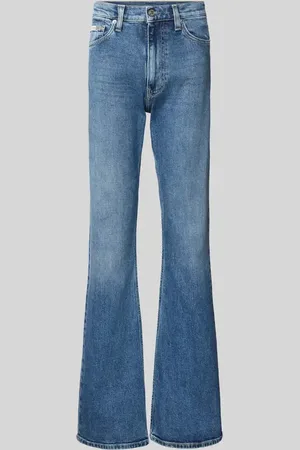 Calvin Klein Jeansy z poszerzaną nogawką i 5 kieszeniami