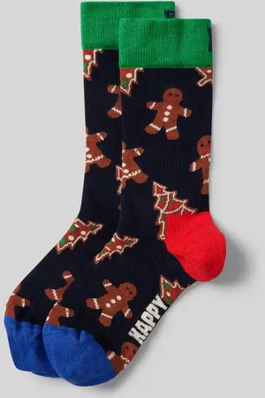 Happy Socks Skarpety z napisem z logo model ‘Gingerbread’