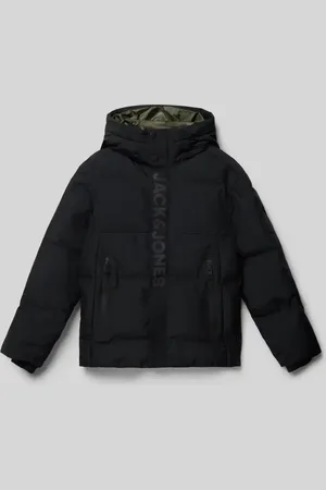 JACK & JONES Kurtka pikowana z nadrukiem z logo model ‘ALPHA’