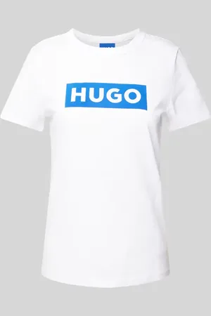 Hugo Blue T-shirt z nadrukiem z logo
