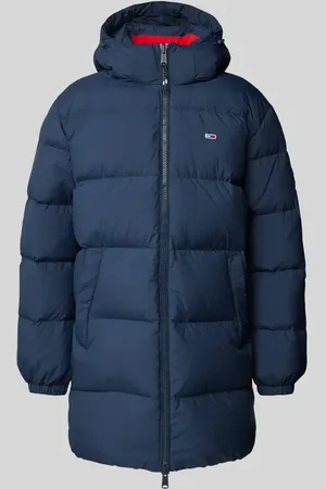 Tommy Hilfiger Parka pikowana z wyhaftowanym logo