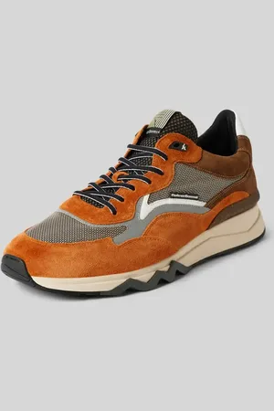 Floris van Bommel Sneakersy skórzane z naszywką z logo model ‘De Zager’