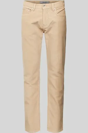 Pierre Cardin Spodnie sztruksowe o kroju tapered fit z bawełną model ‘LYON’