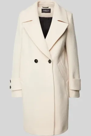 Milo Coats Płaszcz z kołnierzem z połami model ‘Caro’