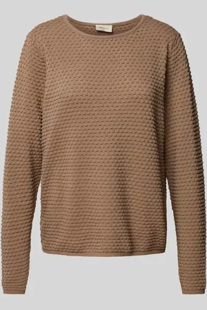 Freequent Sweter z dzianiny z prążkowanymi wykończeniami model ‘Dodo’