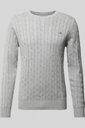 GANT Sweter z dzianiny z wyhaftowanym logo