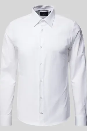 JOOP! Koszula biznesowa o kroju slim fit z kołnierzykiem typu kent model ‘Pierce’