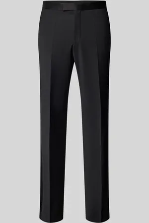 HUGO BOSS Spodnie do garnituru w kant model ‘LEON’