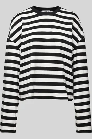 EDITED the label Bluzka o kroju oversized z długim rękawem i okrągłym dekoltem model ‘Delfia’