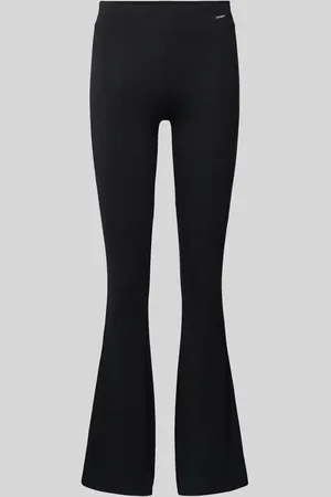 Skiny Legginsy o rozkloszowanym kroju z naszywką z logo