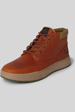 Timberland Buty skórzane z aplikacjami z logo model ‘Maple Grove’