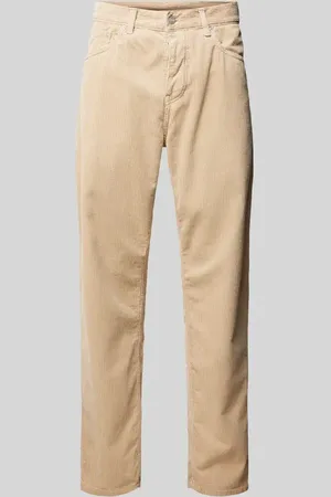 Carhartt Spodnie sztruksowe z detalem z logo model ‘NEWEL’