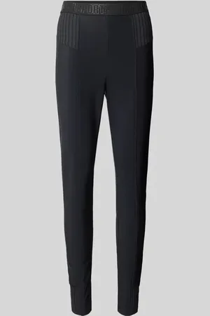 Marc Cain Spodnie materiałowe o kroju slim fit z elastycznym pasem