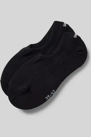 Snocks Skarpety z wyhaftowanym logo w zestawie 2 szt. model ‘Invisible’