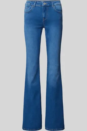 ONLY Jeansy o kroju regular fit z poszerzaną nogawką i naszywką z logo model ‘REESE’