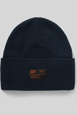 Superdry Czapka beanie z naszywką z logo model ‘WORKWEAR’