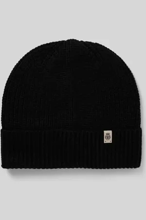 ROECKL Czapka beanie z detalem z logo model ‘Pure Merino’