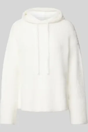 Opus Sweter z dzianiny z kapturem model ‘Pidlona’