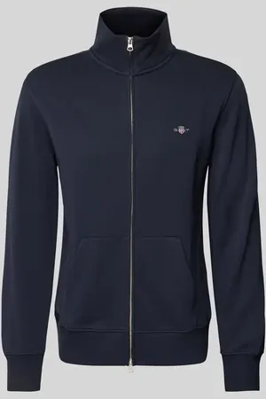 GANT Bluza rozpinana o kroju regular fit z wyhaftowanym logo model ‘SGIELD’