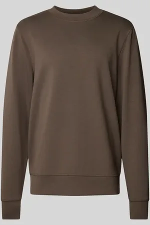 Casual Friday Bluza z prążkowanymi wykończeniami model ‘Sebastian’