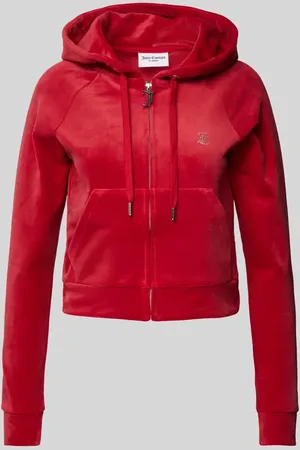 Juicy Couture Bluza rozpinana z kapturem model ‘MADISON’