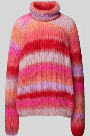 Smith and Soul Sweter z dzianiny z wywianym kołnierzem