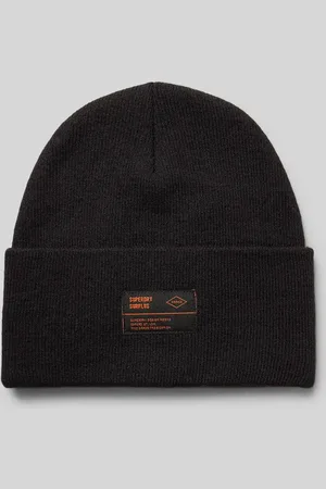 Superdry Czapka beanie z naszywką z logo model ‘WORKWEAR’