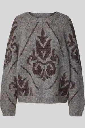 Mos Mosh Sweter z dzianiny z mieszanki wełny z alpaki model ‘Daya’