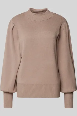 Y.A.S Sweter z dzianiny z okrągłym dekoltem model ‘FONNY’