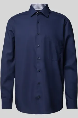 ETERNA Koszula biznesowa o kroju modern fit z kieszenią na piersi