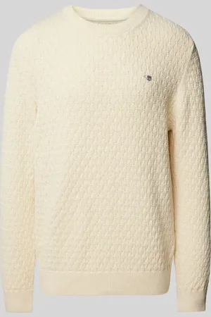 GANT Sweter z dzianiny z wyhaftowanym logo