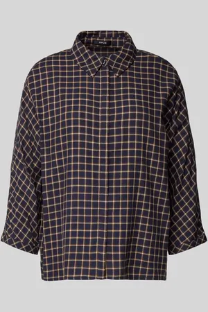 Opus Bluzka koszulowa o kroju regular fit z rękawem o dł. 3/4 model ‘Fudo’