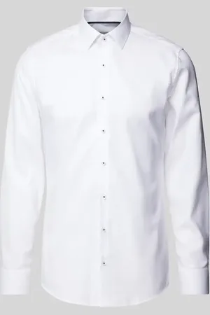 ETERNA Koszula biznesowa o kroju slim fit z jednolitą fakturą