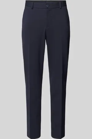 SELECTED Spodnie do garnituru o kroju slim fit z kieszeniami z tyłu model ‘DELON’