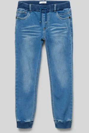 NAME IT Jeansy o kroju baggy fit z elastycznymi wykończeniami model ‘BEN’
