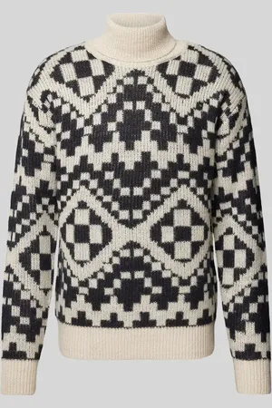 Casual Friday Sweter z dzianiny z golfem model ‘Klaes’