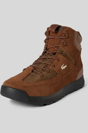 Lacoste Buty skórzane z aplikacjami z logo model ‘URBAN BREAKER’