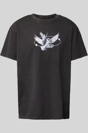 Mister Tee T-shirt z nadrukiem z motywem model ‘VIVE LE LIBERTÉ’