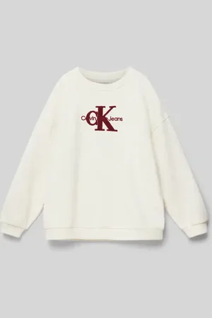 Calvin Klein Bluza o kroju oversized z nadrukiem z logo model ‘TEDDY’