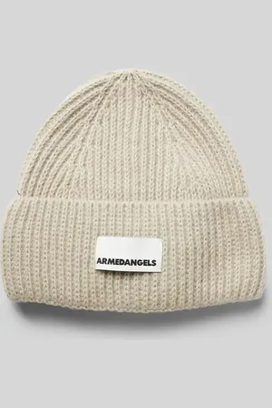Armedangels Czapka beanie z naszywką z logo model ‘Kayaas’